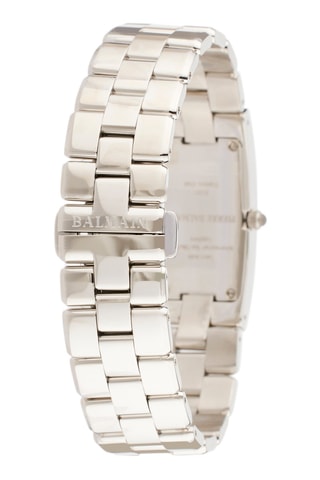 Montre à quartz en acier Velvetia - 
Argenté