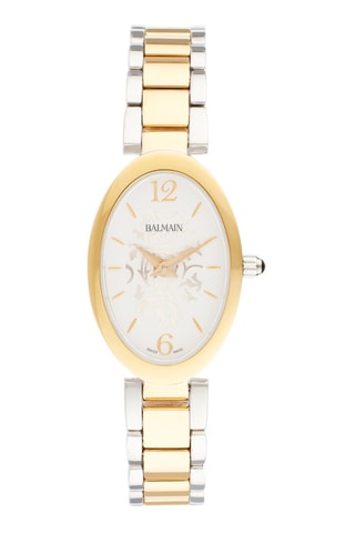 Montre quartz en acier Madrigal - 
Doré et argenté