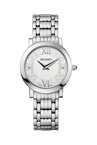 Montre à quartz en acier inoxydable Elegance Chic - Argenté