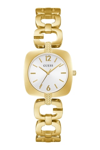 Montre à quartz en acier - Doré