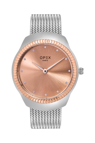 Relógio de quartzo em aço Aphrodite Prateado e dourado-rosa
