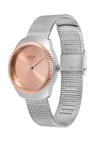Relógio de quartzo em aço Aphrodite Prateado e dourado-rosa