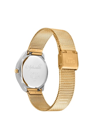 Relógio de quartzo em aço Aphrodite Dourado e prateado