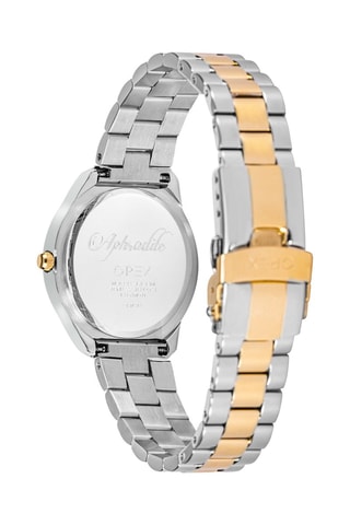 Montre à quartz en acier Aphrodite Argenté et doré