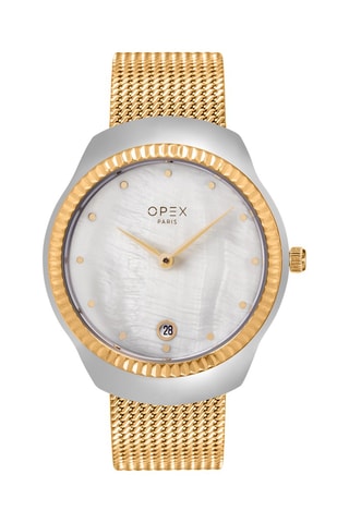 Montre à quartz en acier Aphrodite Doré et argenté
