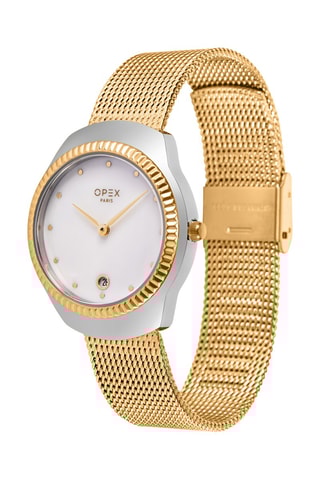 Montre à quartz en acier Aphrodite Doré et argenté