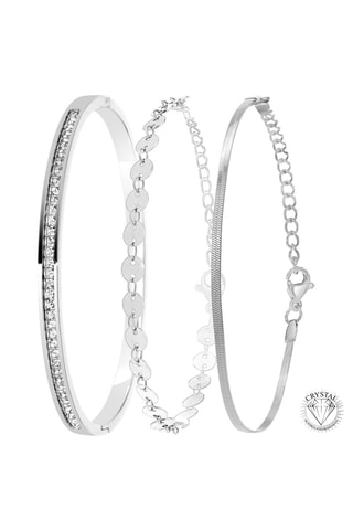 2 bracelets et 1 jonc - Coloris au choix