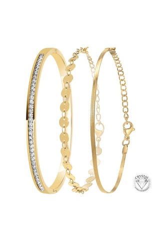 2 bracelets et 1 jonc - Coloris au choix