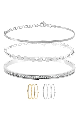 2 bracelets et 1 jonc - Coloris au choix