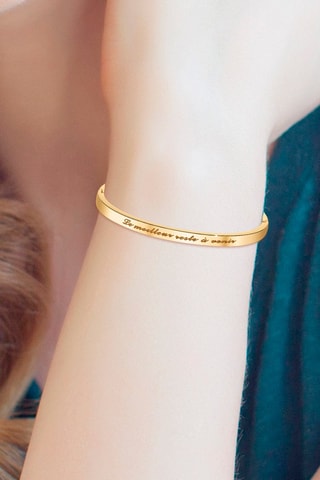 Pulseira rígida Cor à escolha