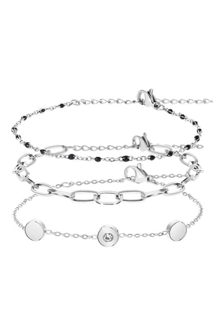 3 pulseiras 
Cor à escolha