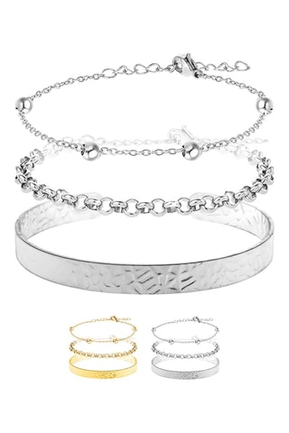 3 pulseiras  Cor à escolha