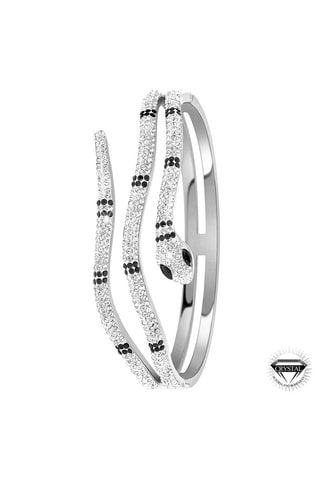 Pulseira serpente - Cristais de Boémia - Cor à escolha