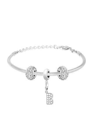 Pulseira e 3 contas - Cristais de Boémia - Modelo à escolha
