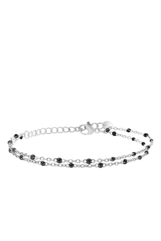 Pulseira Prateado e preto