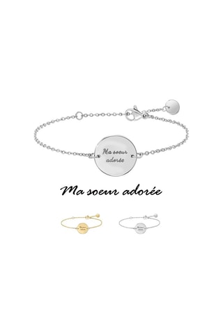 Pulseira Ma soeur adorée Cor à escolha