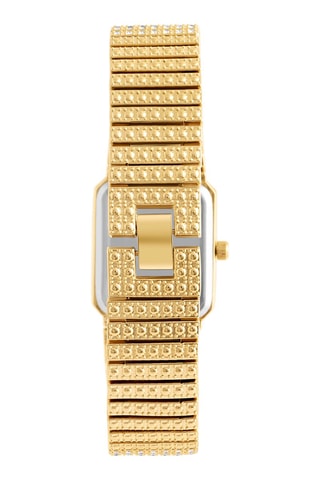 Relógio de quartzo banhado a ouro amarelo fino