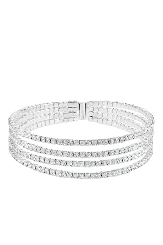 Pulseira rígida - Prateado