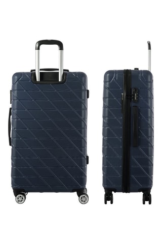 Valise grand volume Sidney - Bleu marine - 76 cm