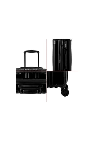 Set de 3 valises Vega - Noir - 55/66/75 cm