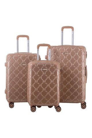 Set de 3 valises Orion - Beige - 55/60/70 cm