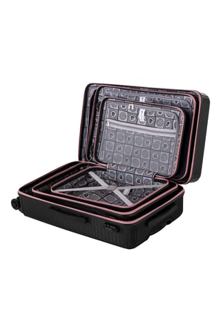 Set de 3 valises Perle - Noir - 55/66/76 cm