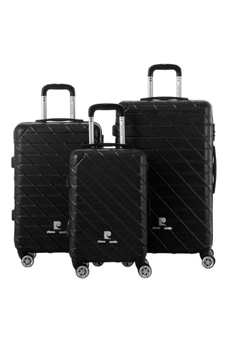 Set de 3 valises Sidney - Noir - 55/66/76 cm
