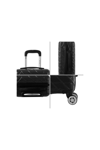 Set de 3 valises Sidney - Noir - 55/66/76 cm