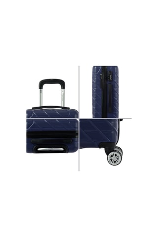 Set de 3 valises Sidney - Bleu marine - 55/66/76 cm