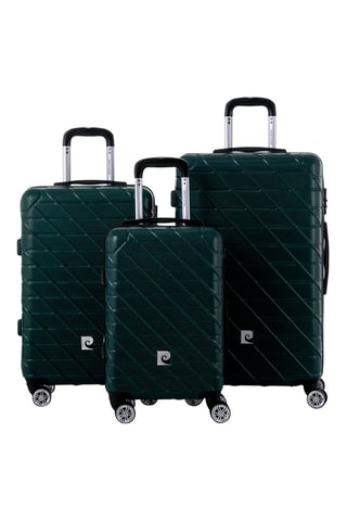 Set de 3 valises Sidney - Vert sapin - 55/66/76 cm
