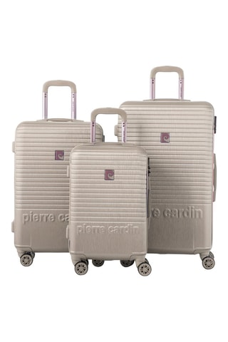 Set de 3 valises Perle - Ivoire - 55/66/76 cm
