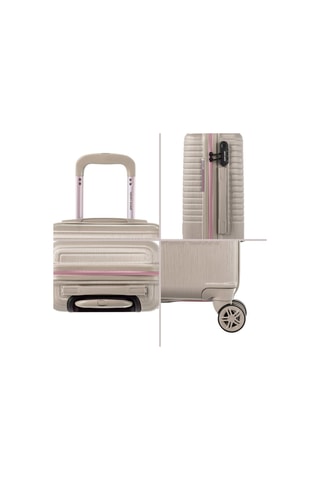 Set de 3 valises Perle - Ivoire - 55/66/76 cm