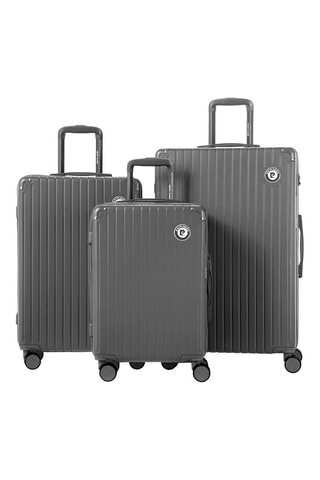 Set de 3 valises Shaula - Gris foncé - 55/66/76 cm