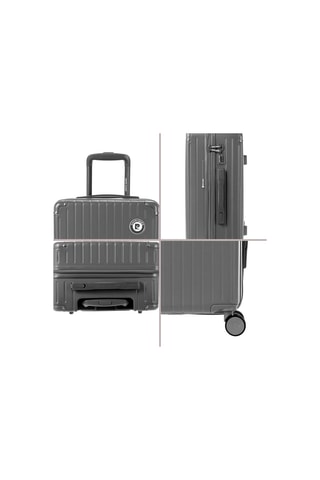 Set de 3 valises Shaula - Gris foncé - 55/66/76 cm