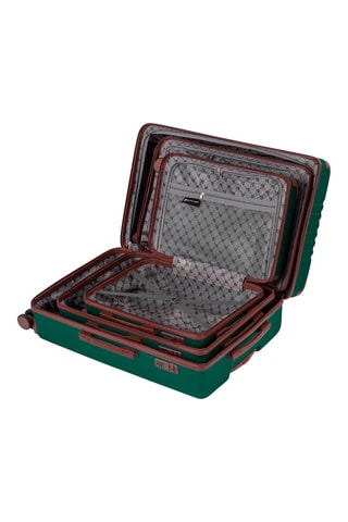 Set de 3 valises Alpha - Vert sapin - 55/66/76 cm