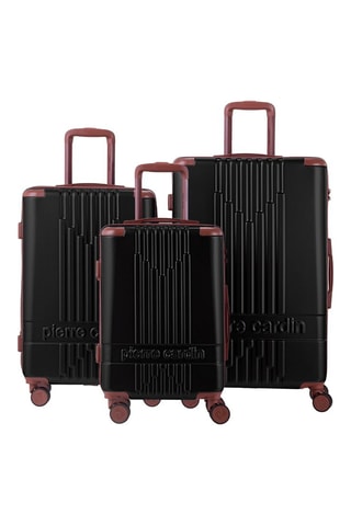 Set de 3 valises Alpha - Noir - 55/66/76 cm