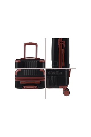 Set de 3 valises Alpha - Noir - 55/66/76 cm