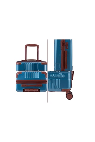 Set de 3 valises Alpha - Bleu - 55/66/76 cm