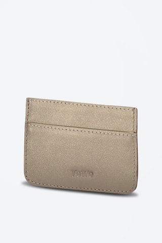 Porte-cartes en cuir Komoe - Marron