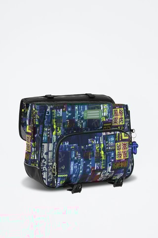 Cartable Tijeras - Bleu marine et turquoise