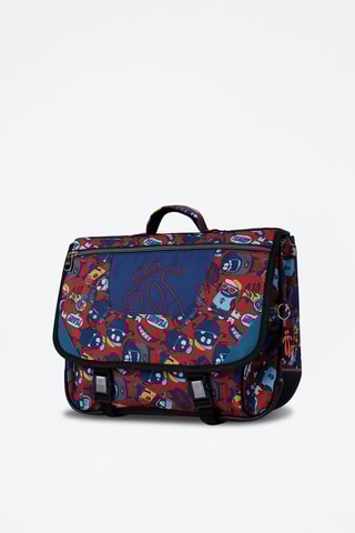 Cartable Tijeras - Rouge et bleu roi