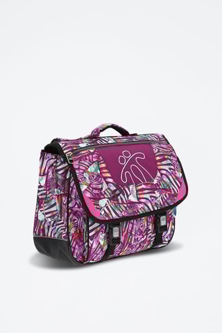 Cartable Tijeras - Fuchsia et vert d’eau