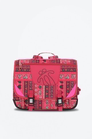 Cartable Tijeras - Rose et rouge
