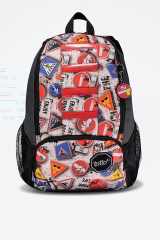 Sac à dos Street - Blanc et noir