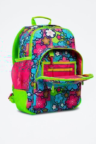 Sac à dos Crayoles - Turquoise et fuchsia
