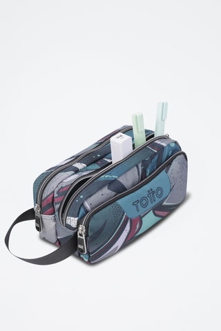 Trousse Agapec - Gris et Ciel