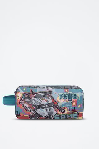 Trousse Infinity - Ble pétrole et gris