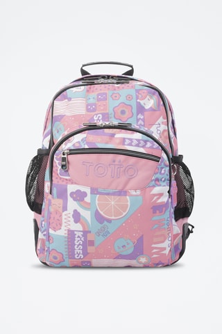 Sac à dos Crayola - Rose et blanc