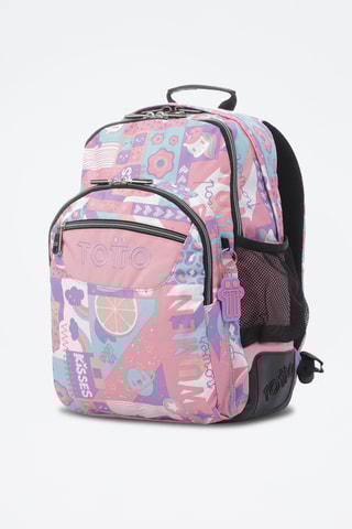 Sac à dos Crayola - Rose et blanc