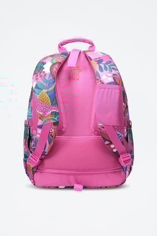 Sac à dos Acuareles - Rose et vert émeraude